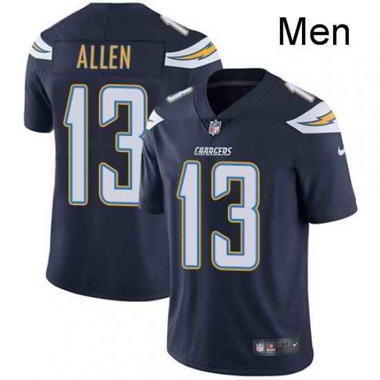 Men Nike Los Angeles Chargers 13 Keenan Allen Navy Blue Team Color Vapor Untouchable Limited Player NFL Jersey